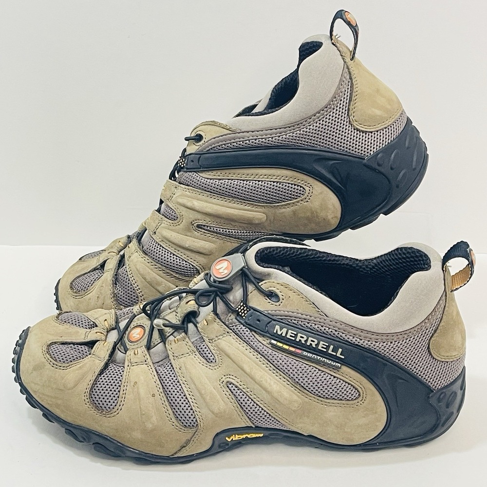 Merrell Chameleon II Stretch Hiking Shoes Men 13 Kangaroo/Boa Grey J82571 Vibram